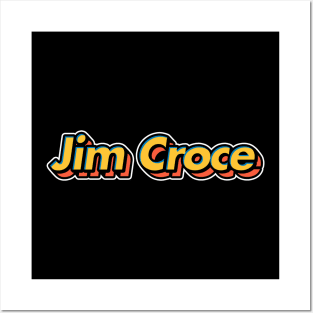 Jim Croce / Retro 3D Artwork Design Posters and Art